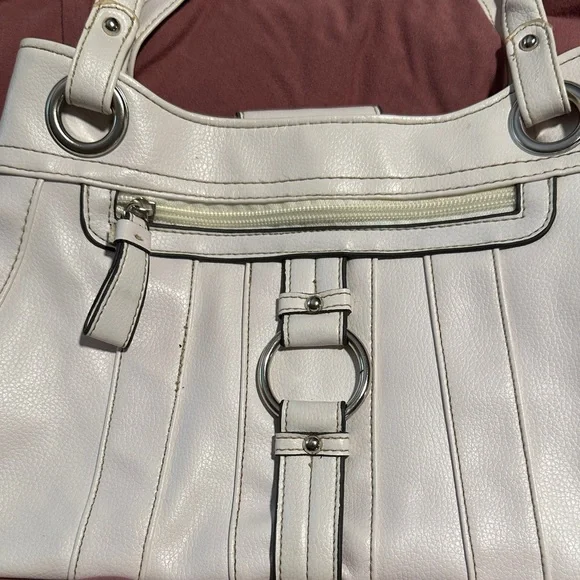 Croft & Barrow Cream Shoulder Bag - Picture 2 of 14